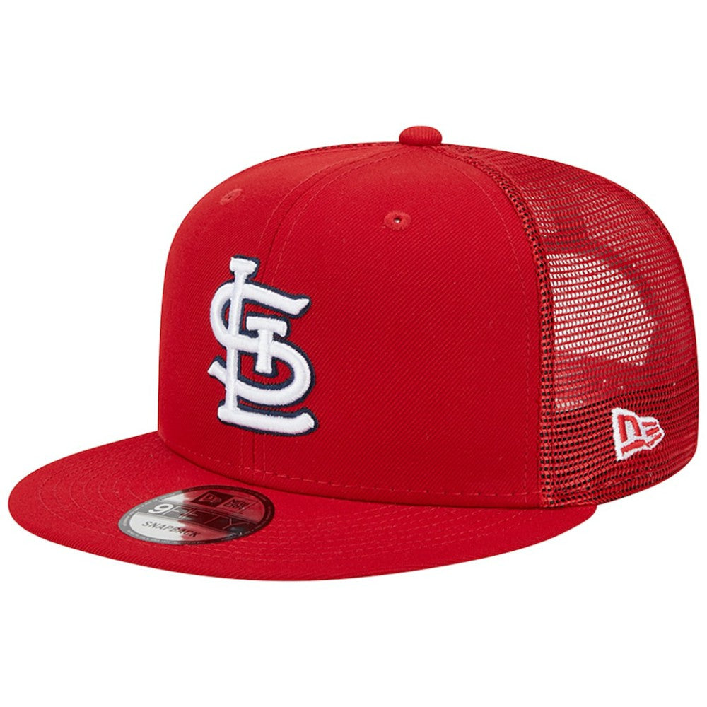 St. Louis Cardinals Team Color Trucker 9FIFTY Snapback Hat Red | New Era
