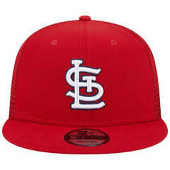 St. Louis Cardinals Team Color Trucker 9FIFTY Snapback Hat Red | New Era