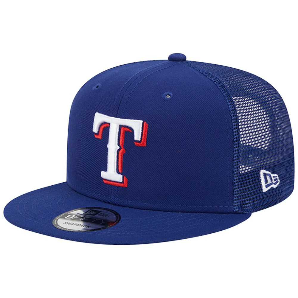 Texas Rangers Team Color Trucker 9FIFTY Snapback Hat Royal | New Era
