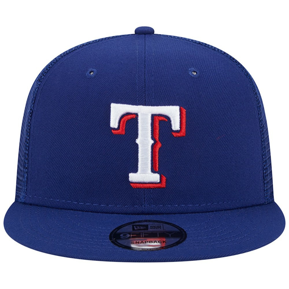 Texas Rangers Team Color Trucker 9FIFTY Snapback Hat Royal | New Era