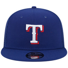 Texas Rangers Team Color Trucker 9FIFTY Snapback Hat Royal | New Era