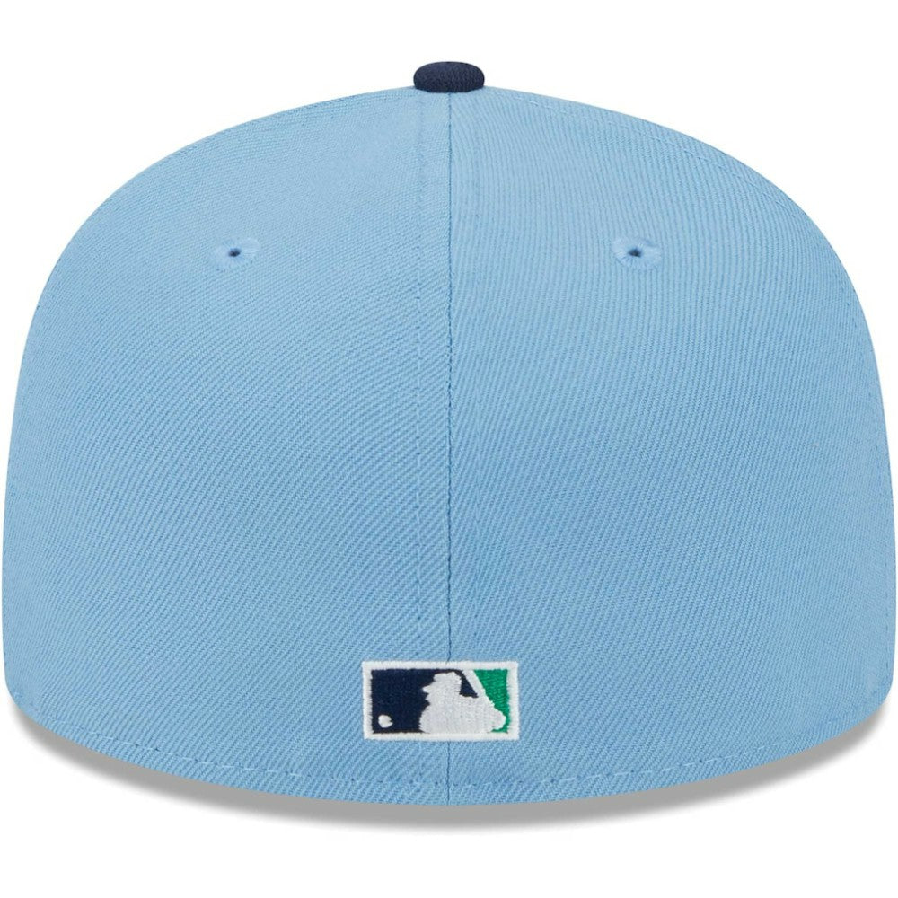 Chicago White Sox Green Undervisor 59FIFTY Fitted Hat Light Blue/Navy | New Era