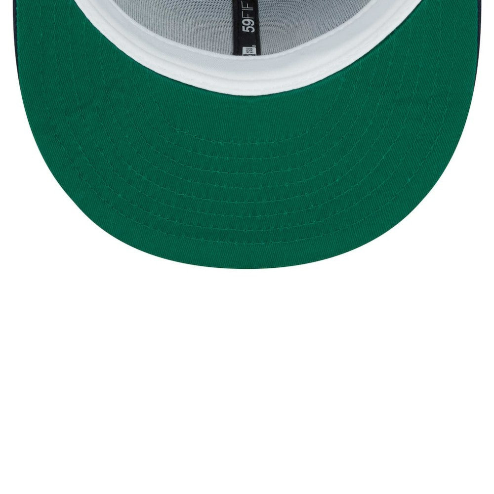 Chicago White Sox Green Undervisor 59FIFTY Fitted Hat Light Blue/Navy | New Era
