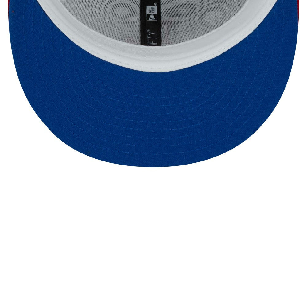Los Angeles Dodgers Undervisor 59FIFTY Fitted Hat White/Red | New Era