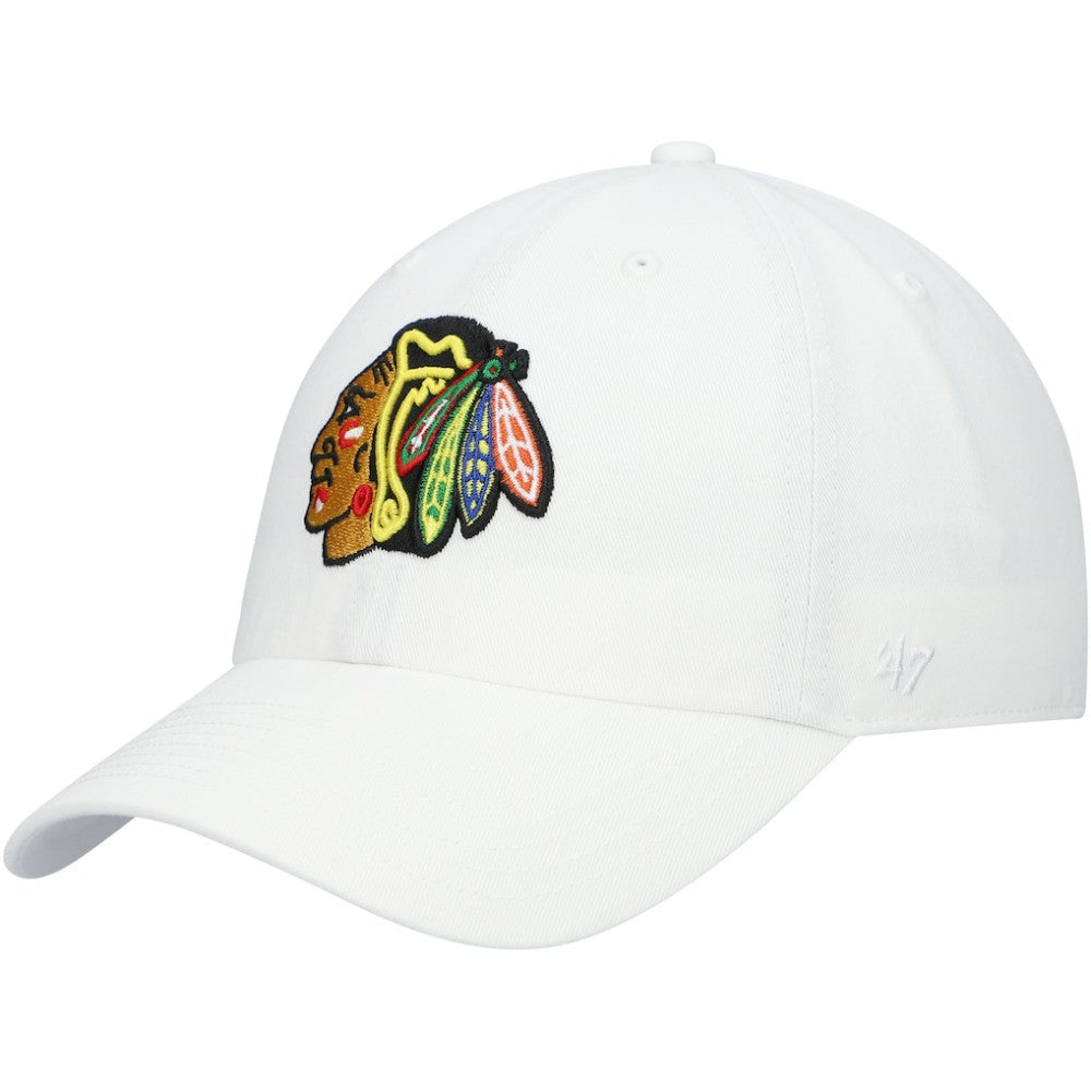 Chicago Blackhawks '47 Team Clean Up Adjustable Hat White