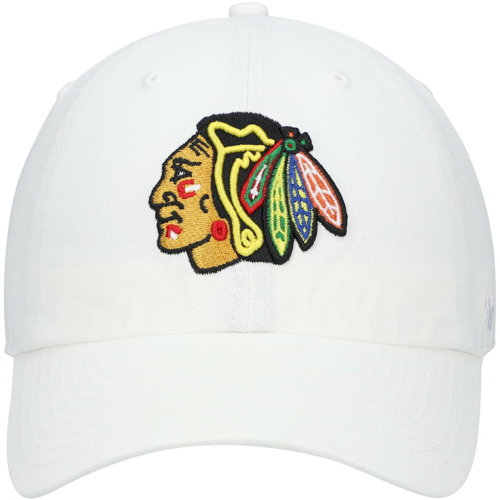 Chicago Blackhawks '47 Team Clean Up Adjustable Hat White