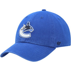 Vancouver Canucks '47 Team Clean Up Adjustable Hat Blue