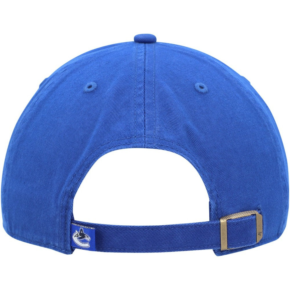 Vancouver Canucks '47 Team Clean Up Adjustable Hat Blue