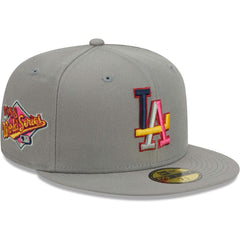 Los Angeles Dodgers Color Pack 59FIFTY Fitted Hat Gray | New Era