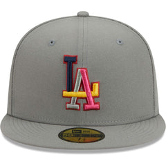 Los Angeles Dodgers Color Pack 59FIFTY Fitted Hat Gray | New Era