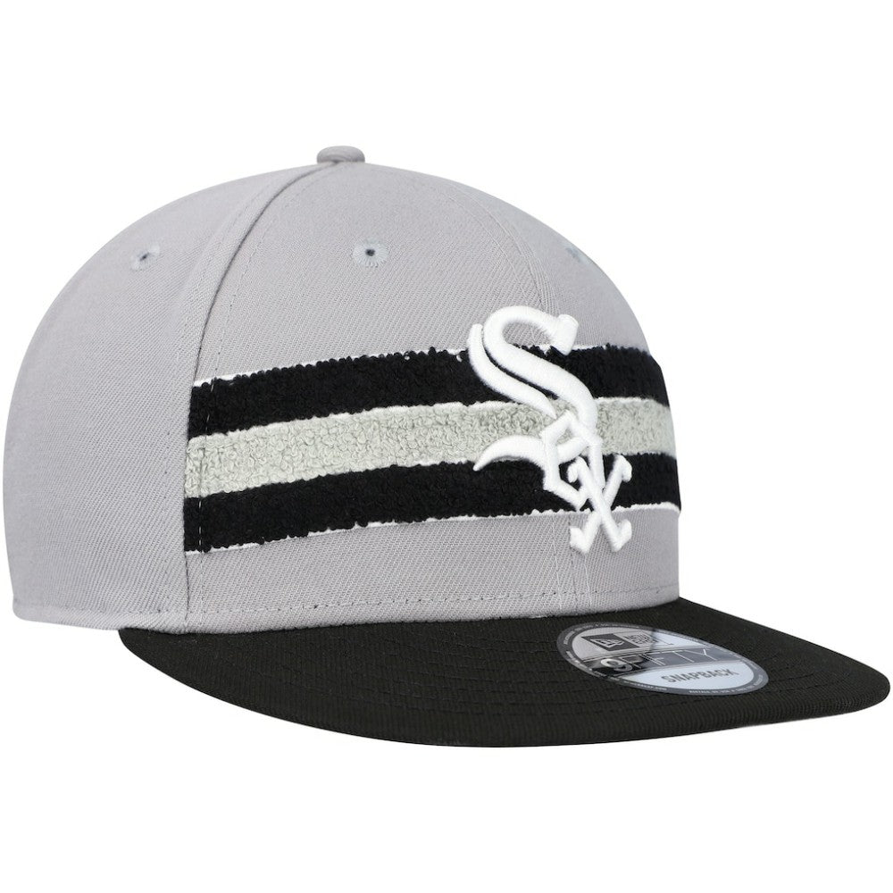 Chicago White Sox Band 9FIFTY Snapback Hat Gray/Black | New Era