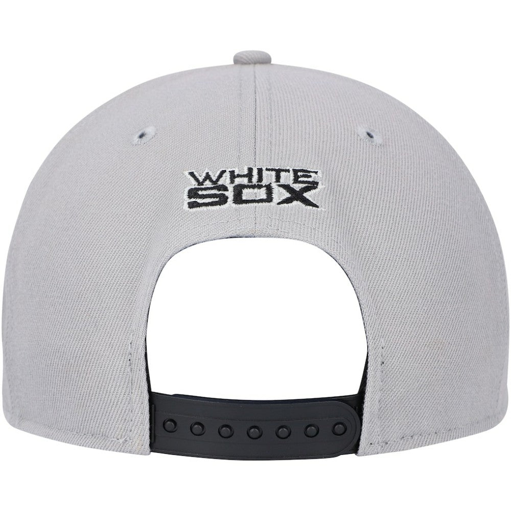 Chicago White Sox Band 9FIFTY Snapback Hat Gray/Black | New Era