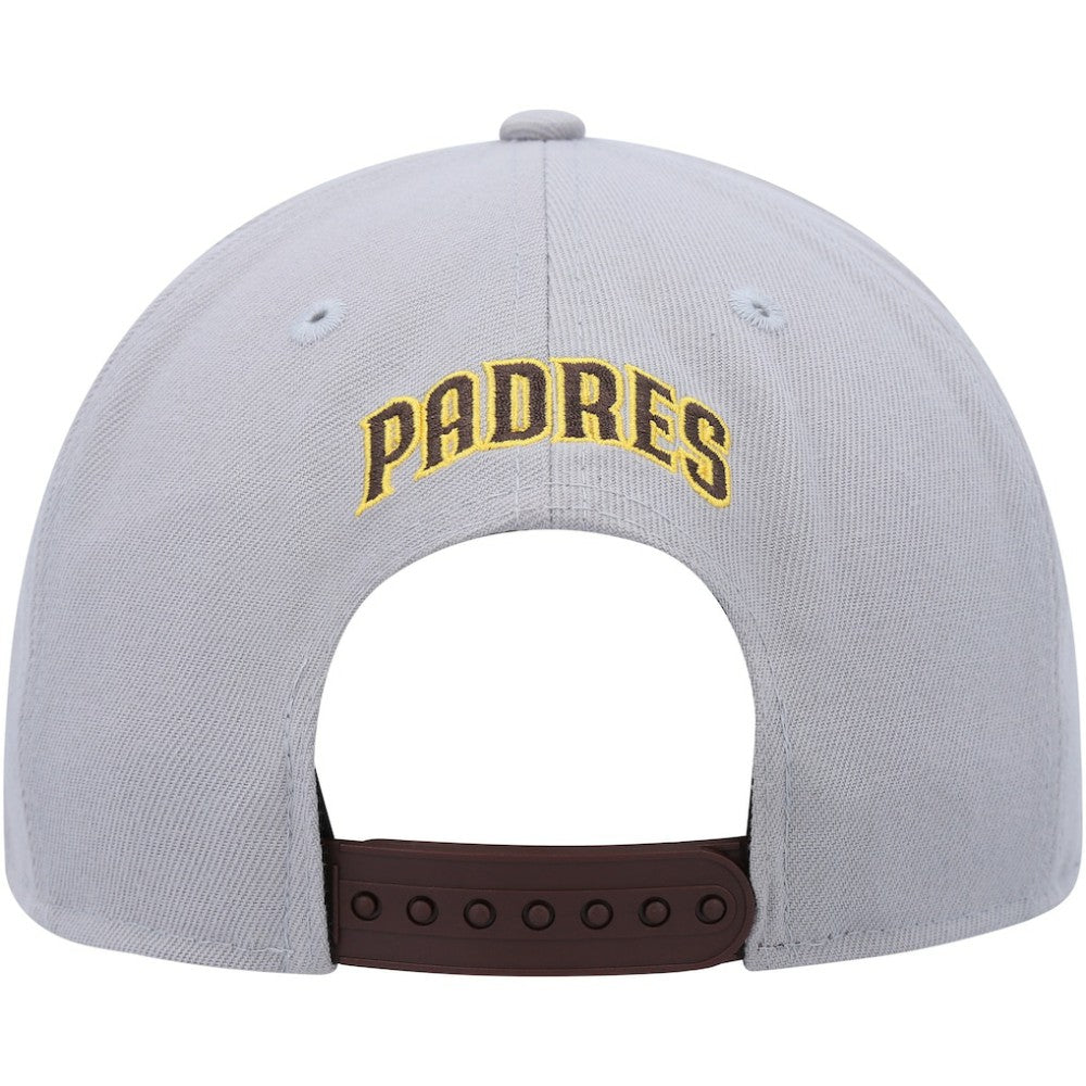 San Diego Padres Band 9FIFTY Snapback Hat Gray/Brown | New Era