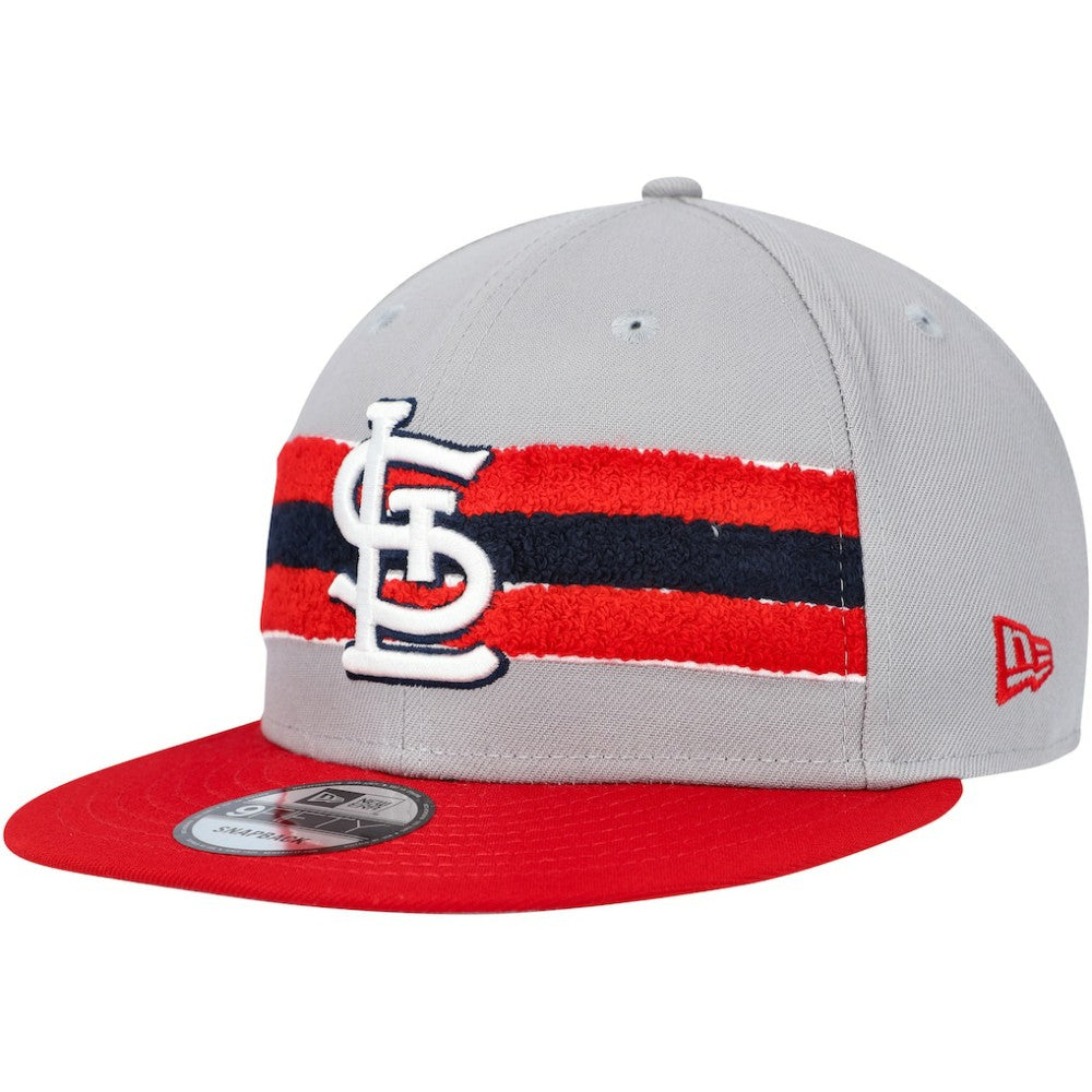 St. Louis Cardinals Band 9FIFTY Snapback Hat Gray/Red | New Era