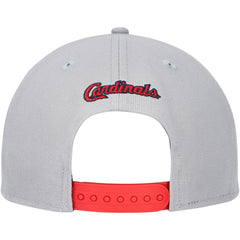 St. Louis Cardinals Band 9FIFTY Snapback Hat Gray/Red | New Era