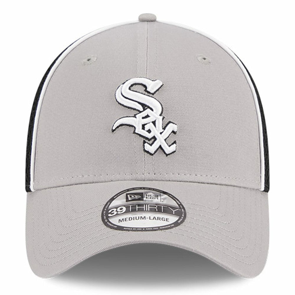Chicago White Sox Pipe 39THIRTY Flex Hat Gray | New Era