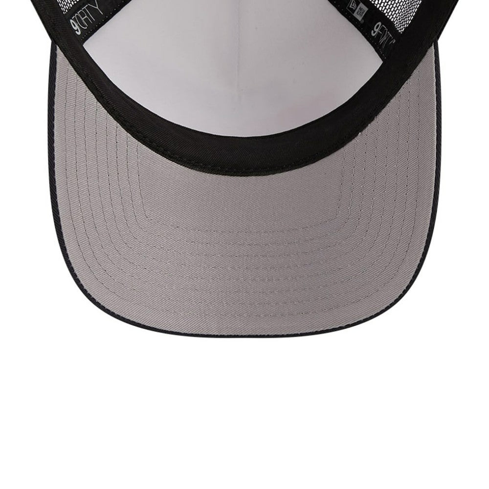 Houston Astros Stacked A-Frame Trucker 9FORTY Adjustable Hat White/Navy | New Era