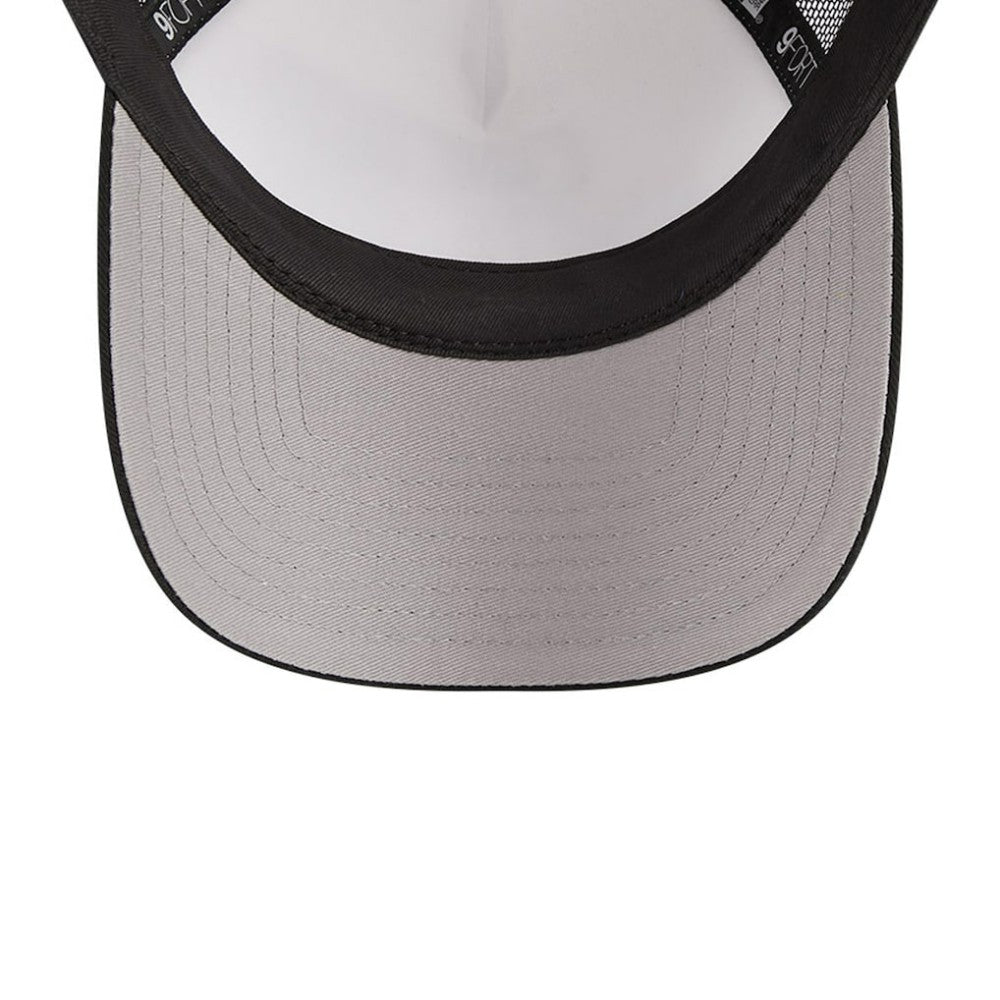 San Francisco Giants Stacked A-Frame Trucker 9FORTY Adjustable Hat White/Black | New Era