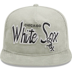 Chicago White Sox Corduroy Golfer Adjustable Hat Gray | New Era