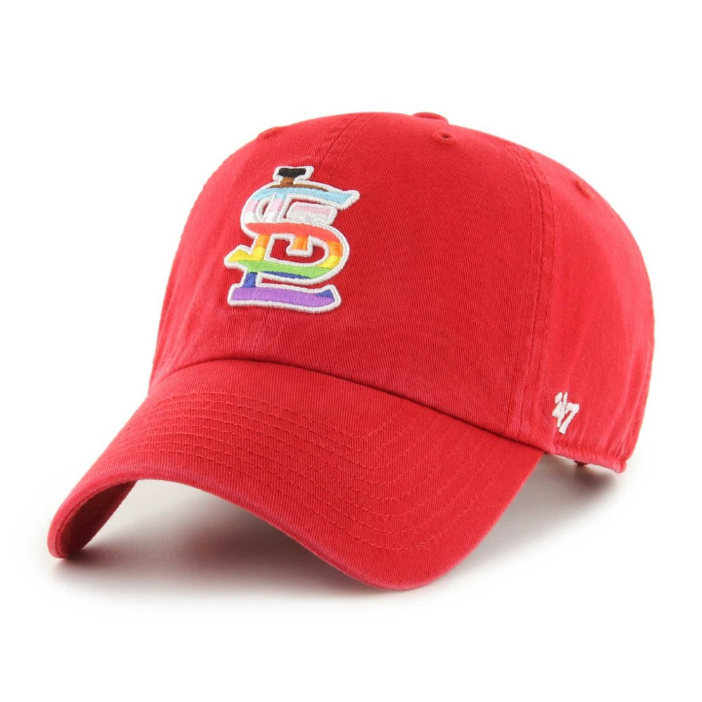 St. Louis Cardinals Team Pride Clean Up Adjustable Hat Red | 47 brand
