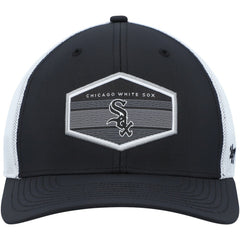 Chicago White Sox Burgess Trucker Snapback Hat Black/White | 47 brand