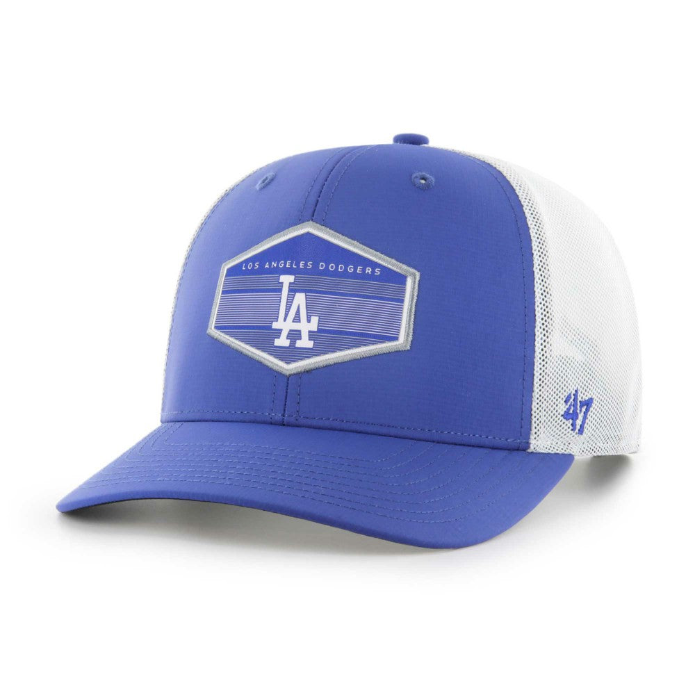 Los Angeles Dodgers Burgess Trucker Snapback Hat Royal/White | 47 brand