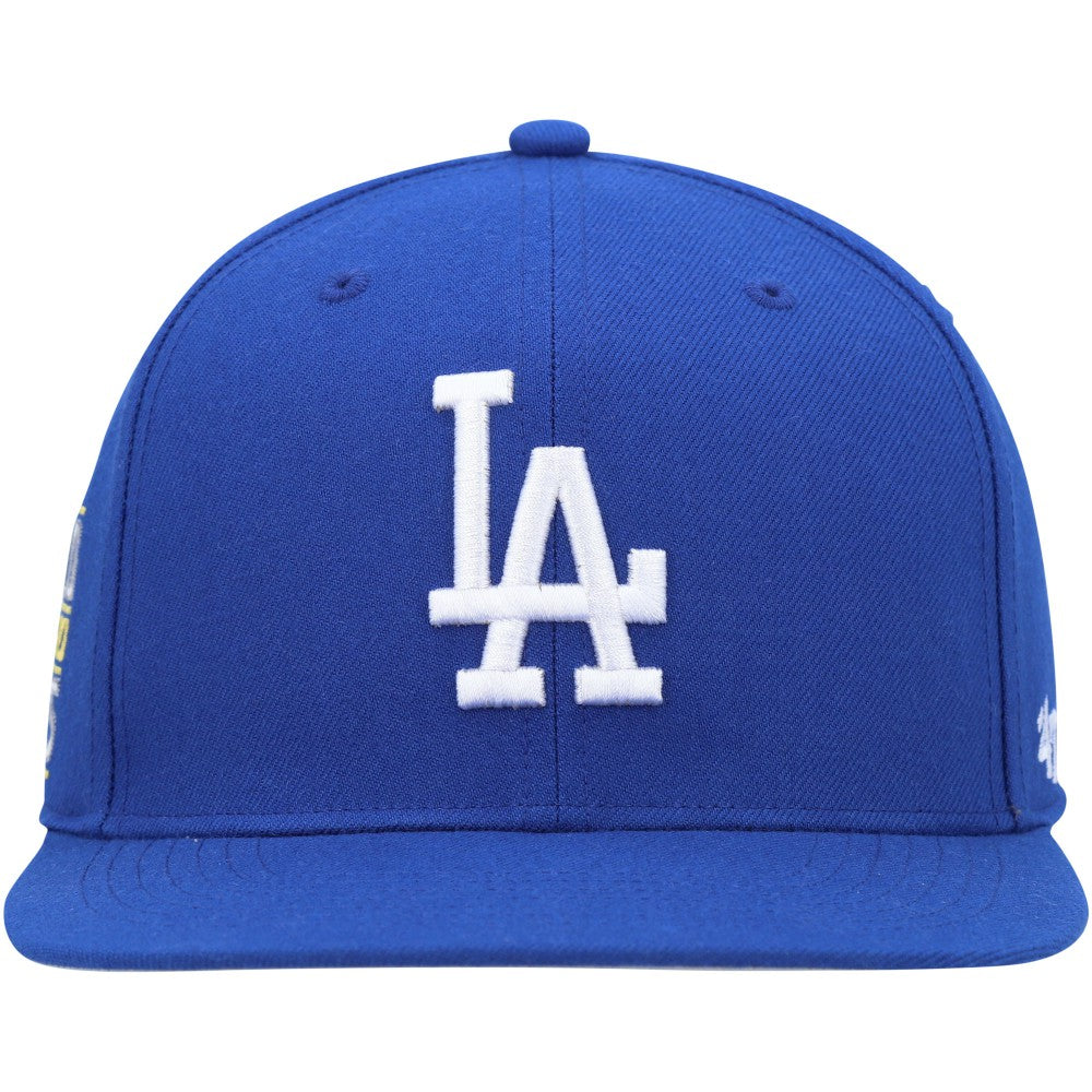 Los Angeles Dodgers 2020 World Series Sure Shot Captain Snapback Hat Royal | 47 brand