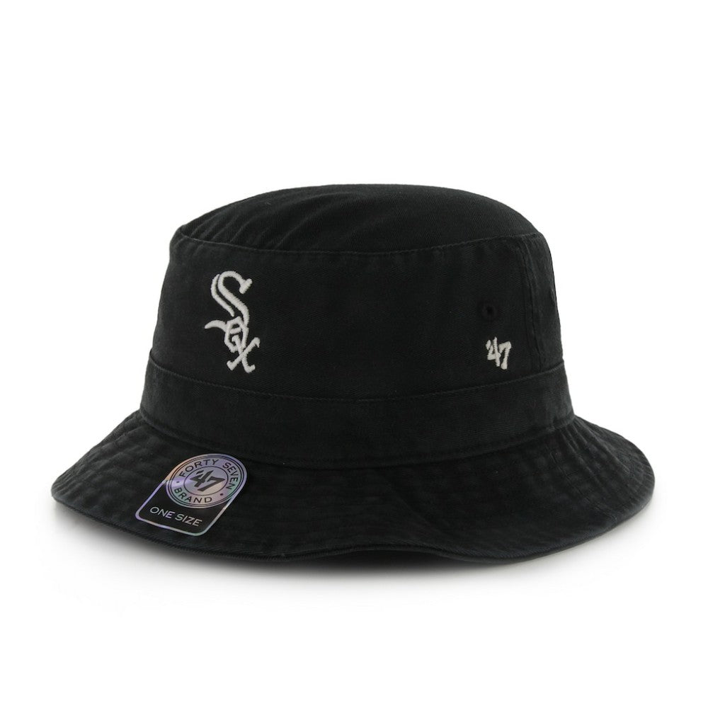Chicago White Sox Primary Bucket Hat Black | 47 brand