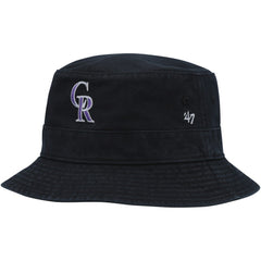 Colorado Rockies Primary Bucket Hat Black | 47 brand