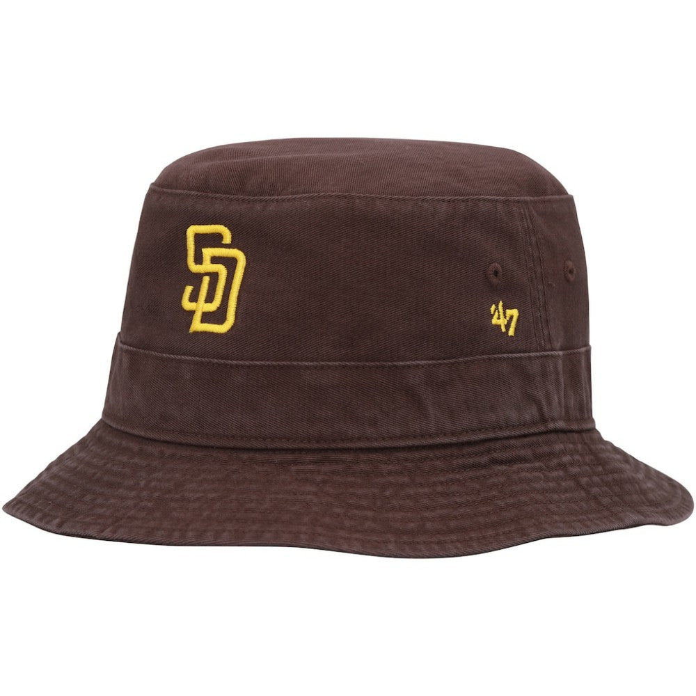 San Diego Padres Primary Bucket Hat Brown | 47 brand