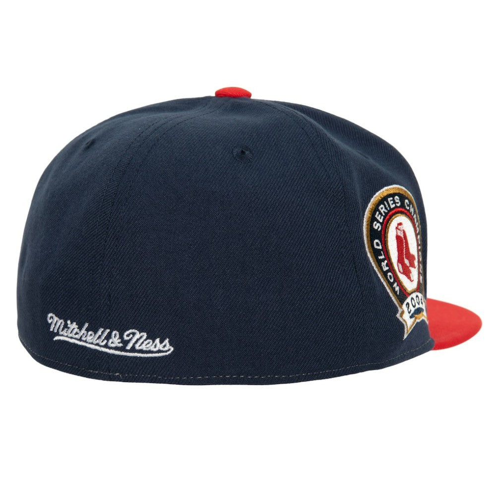 Boston Red Sox Bases Loaded Fitted Hat Red/ | Mitchell & Ness