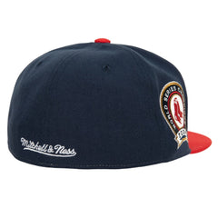 Boston Red Sox Bases Loaded Fitted Hat Red/ | Mitchell & Ness