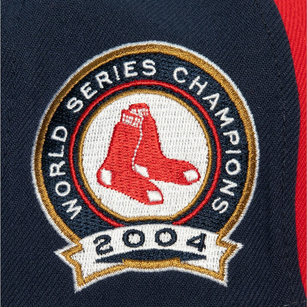 Boston Red Sox Bases Loaded Fitted Hat Red/ | Mitchell & Ness