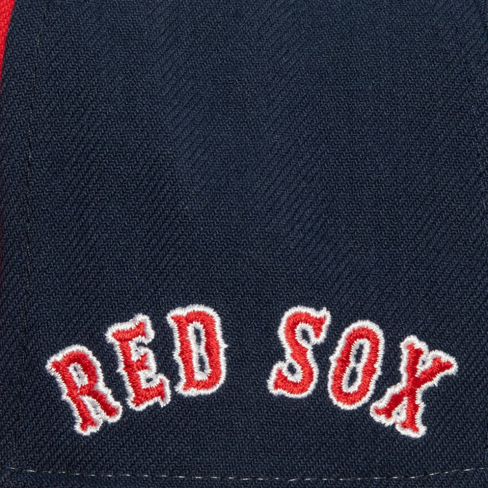 Boston Red Sox Bases Loaded Fitted Hat Red/ | Mitchell & Ness