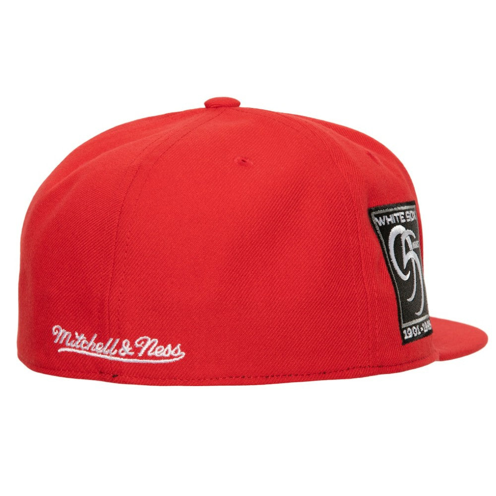 Chicago White Sox Bases Loaded Fitted Hat Red/ | Mitchell & Ness