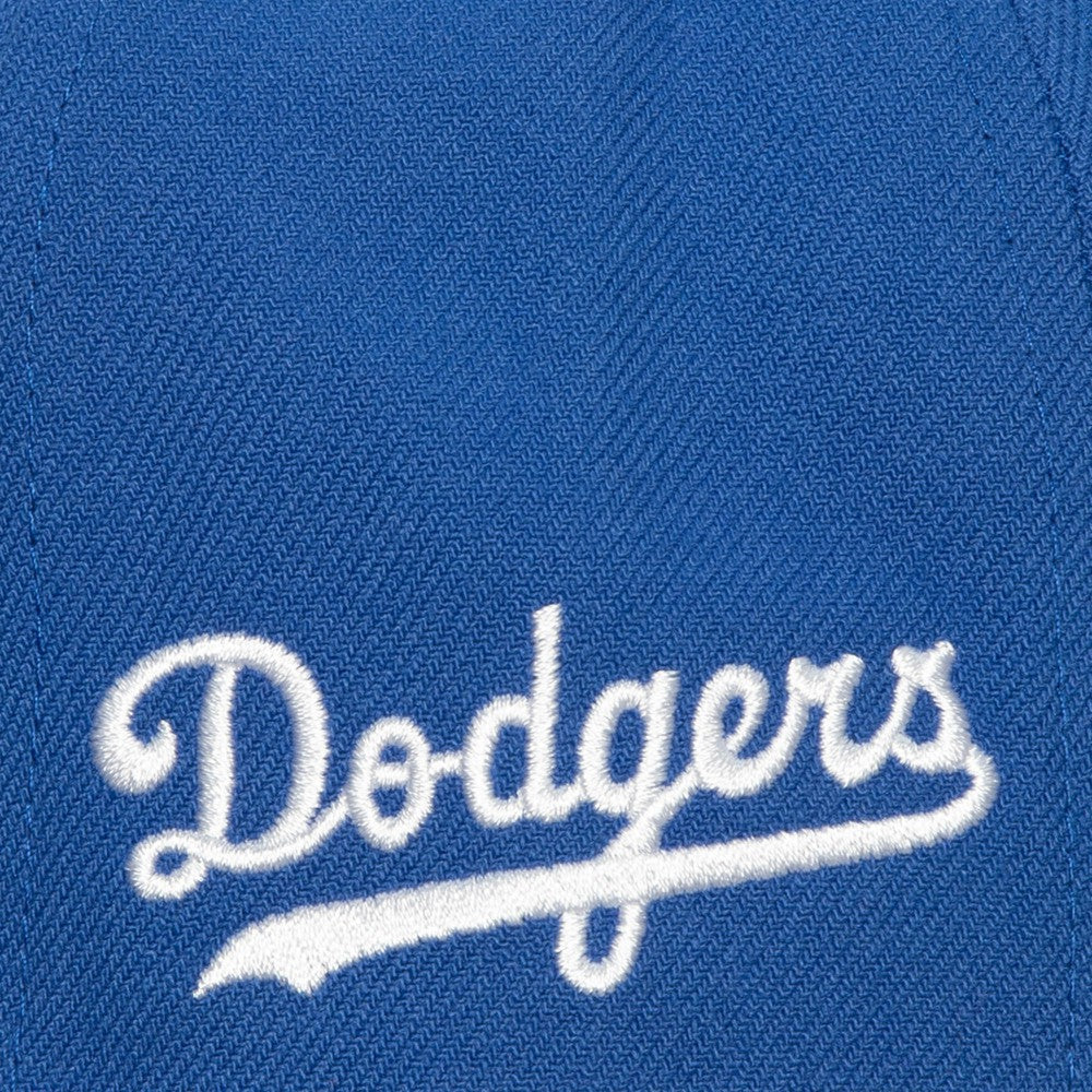 Los Angeles Dodgers Bases Loaded Fitted Hat Royal/Gray | Mitchell & Ness