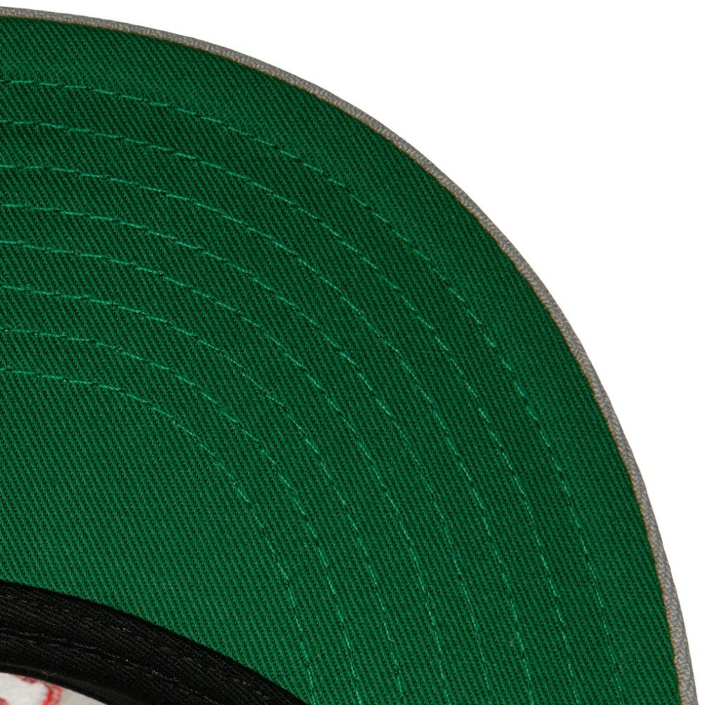New York Yankees Yankee Stadium 50th Anniversary Homefield Fitted Hat Cream/Gray | Mitchell & Ness