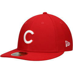 Chicago Cubs Low Profile 59FIFTY Fitted Hat Scarlet | New Era