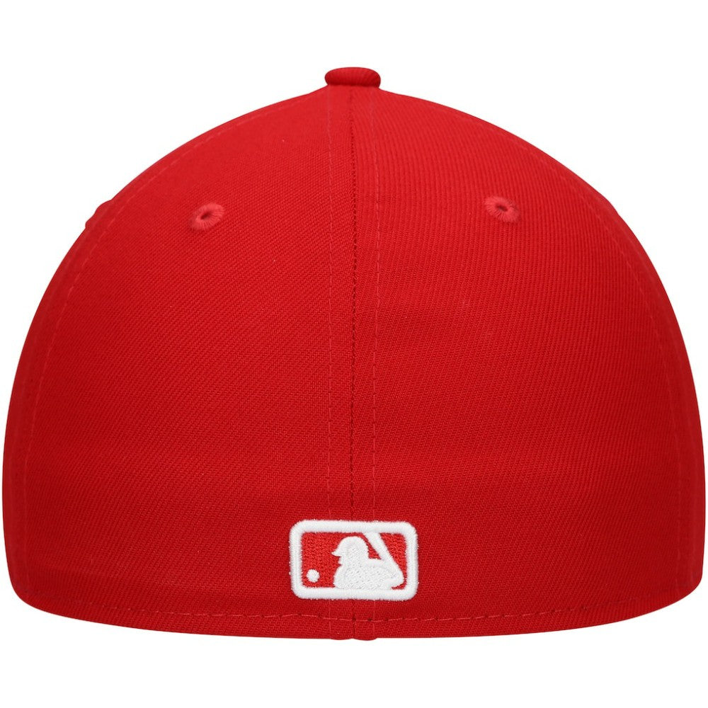 Chicago Cubs Low Profile 59FIFTY Fitted Hat Scarlet | New Era