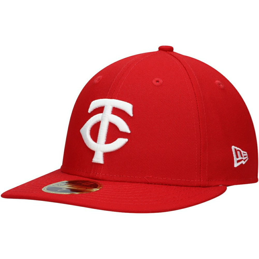 Minnesota Twins Low Profile 59FIFTY Fitted Hat Scarlet | New Era