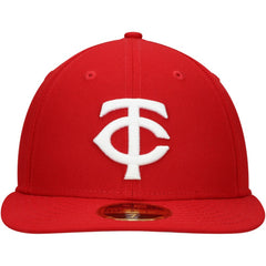 Minnesota Twins Low Profile 59FIFTY Fitted Hat Scarlet | New Era