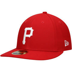 Pittsburgh Pirates Low Profile 59FIFTY Fitted Hat Scarlet | New Era
