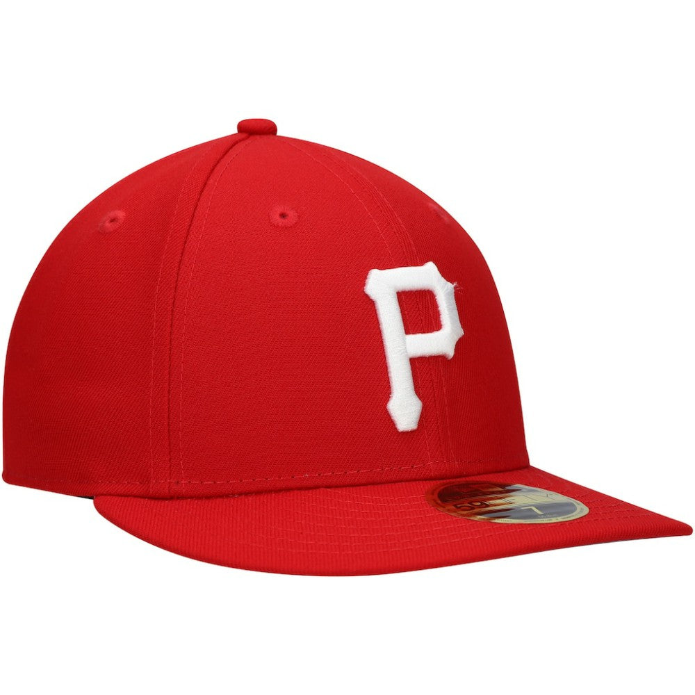 Pittsburgh Pirates Low Profile 59FIFTY Fitted Hat Scarlet | New Era