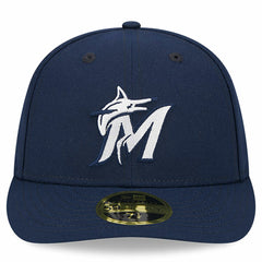 Miami Marlins Oceanside Low Profile 59FIFTY Fitted Hat Navy | New Era