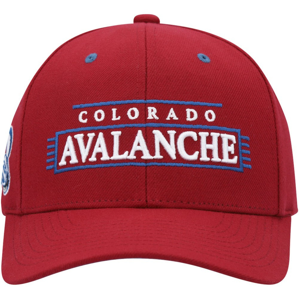 Colorado Avalanche Mitchell & Ness LOFI Pro Snapback Hat Burgundy