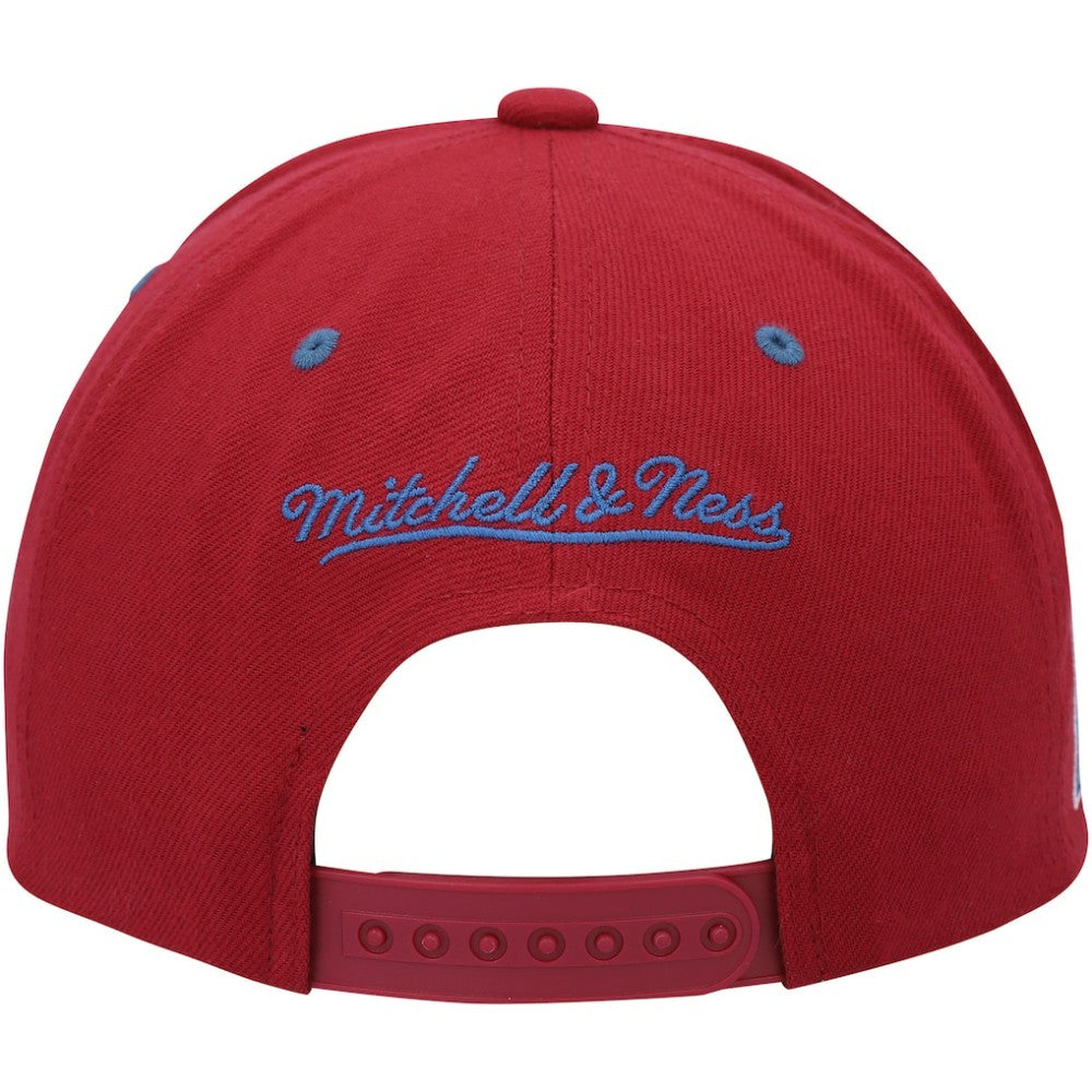 Colorado Avalanche Mitchell & Ness LOFI Pro Snapback Hat Burgundy