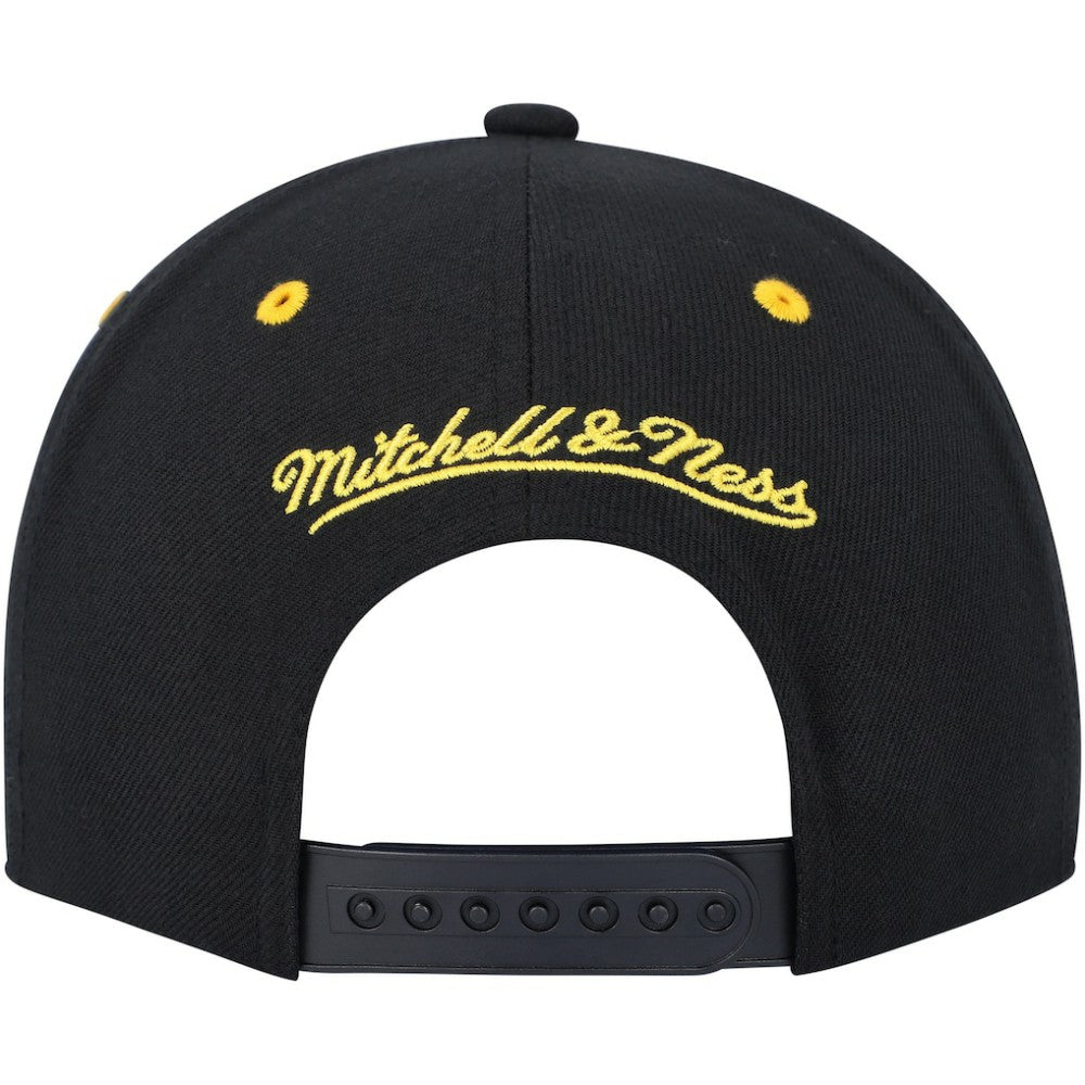 Pittsburgh Penguins Mitchell & Ness LOFI Pro Snapback Hat Black