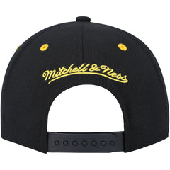 Pittsburgh Penguins Mitchell & Ness LOFI Pro Snapback Hat Black