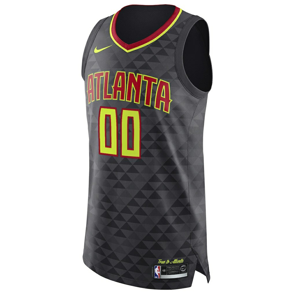 Atlanta Hawks Authentic Custom Jersey Black - Icon Edition
