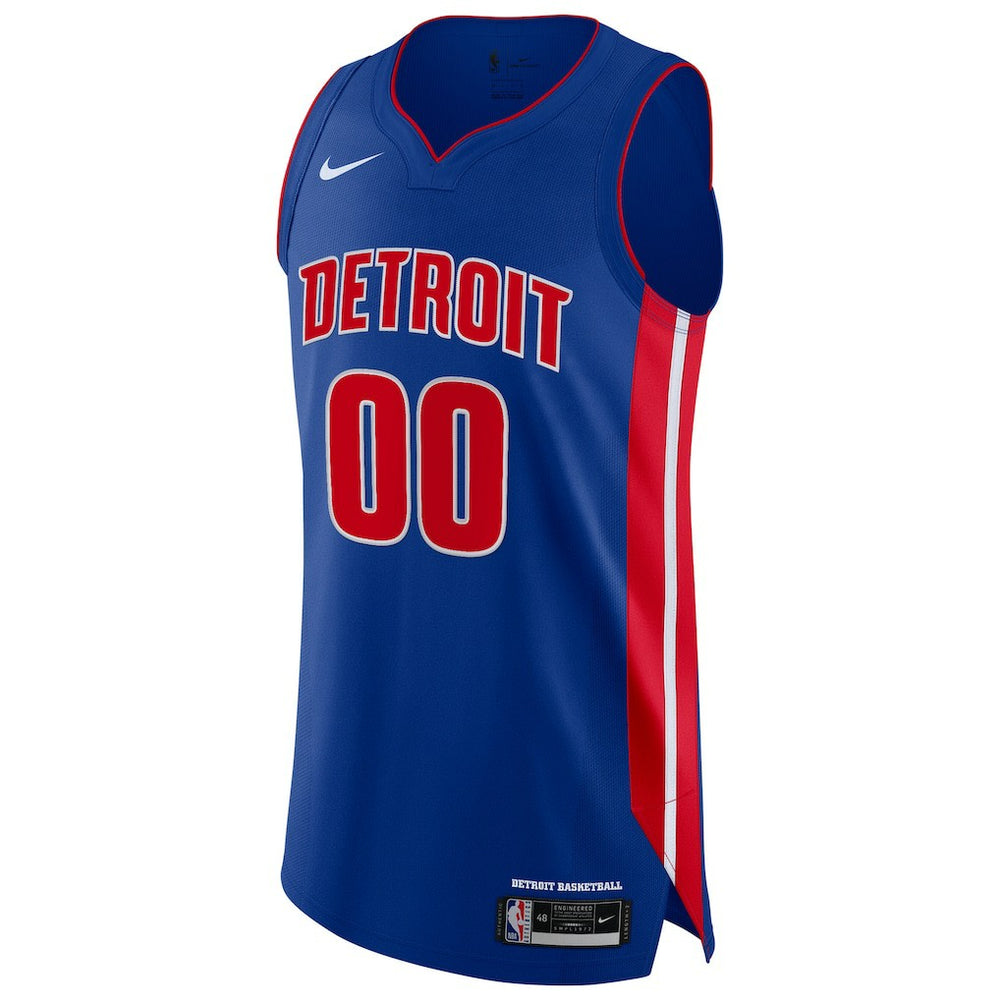 Detroit Pistons Authentic Custom Jersey Blue sale - Icon Edition